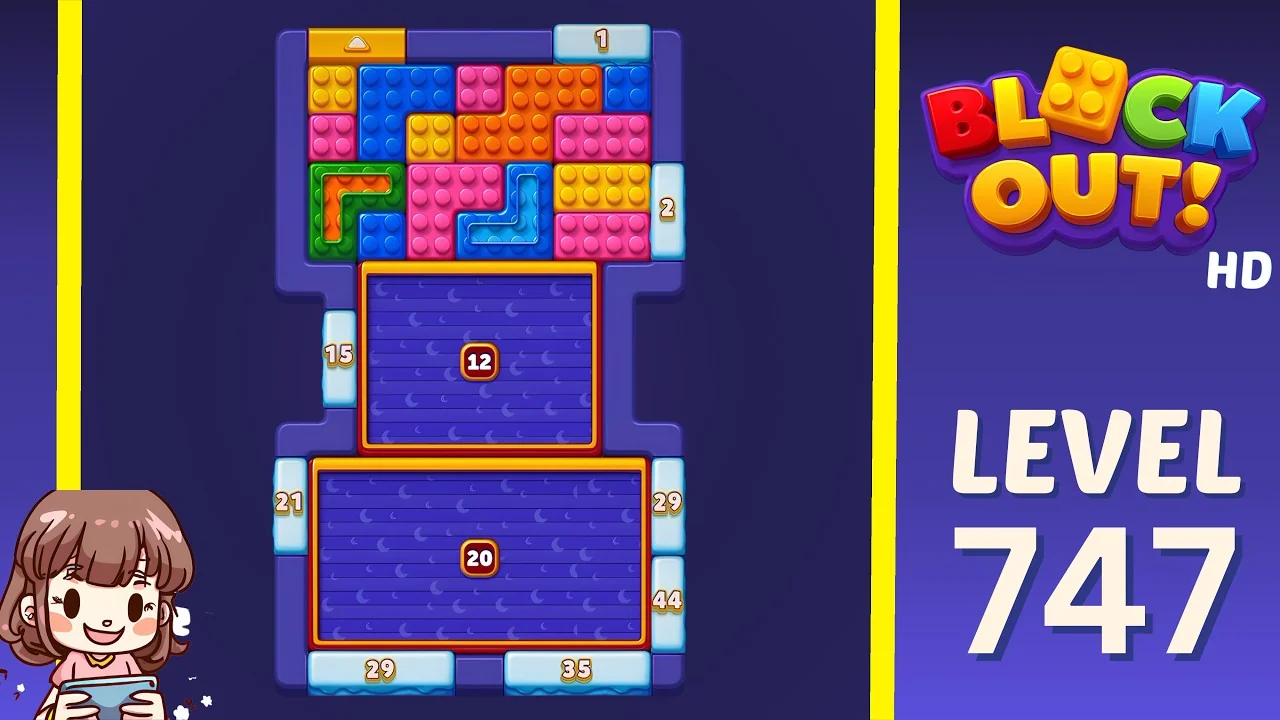 Block Out Level 747 gameplay