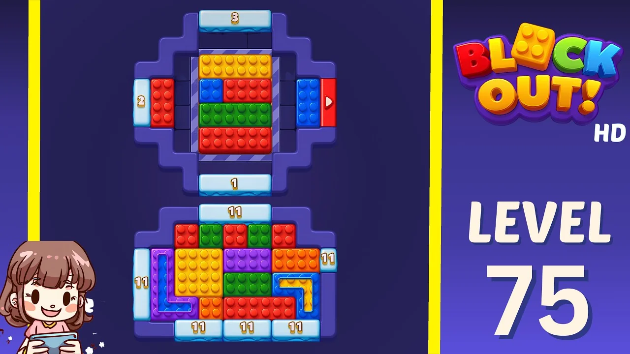 Block Out Level 75 gameplay