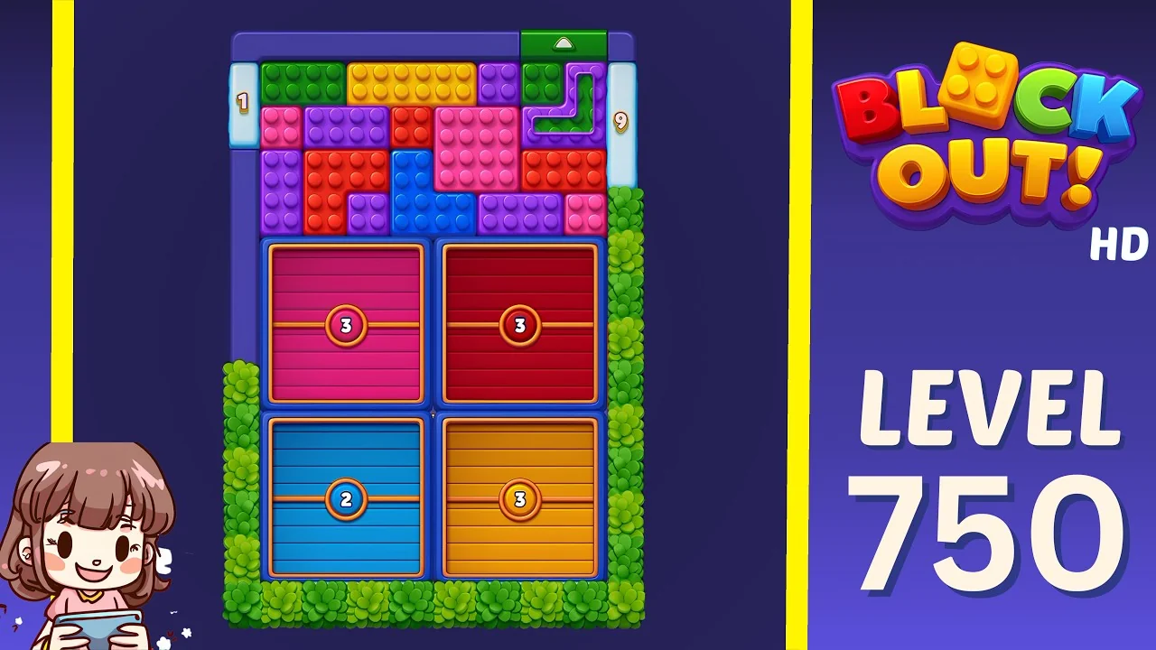 Block Out Level 750 gameplay