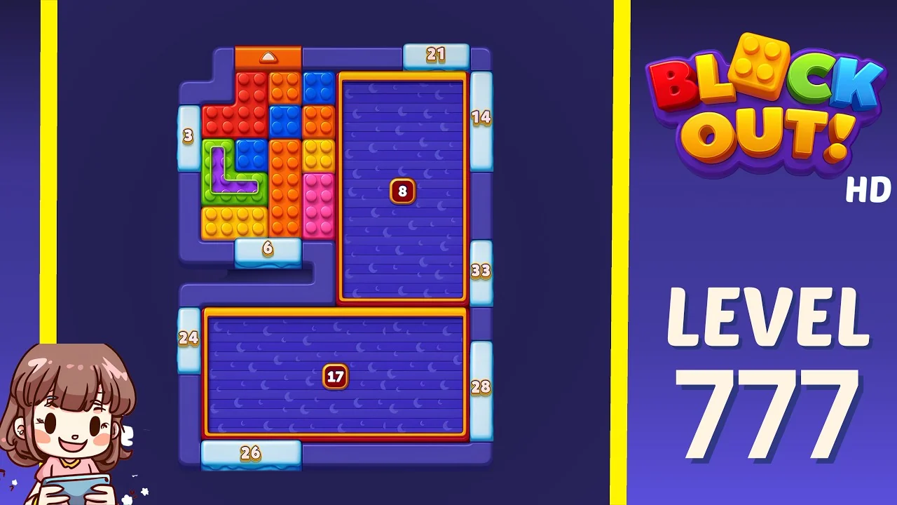 Block Out Level 777 gameplay