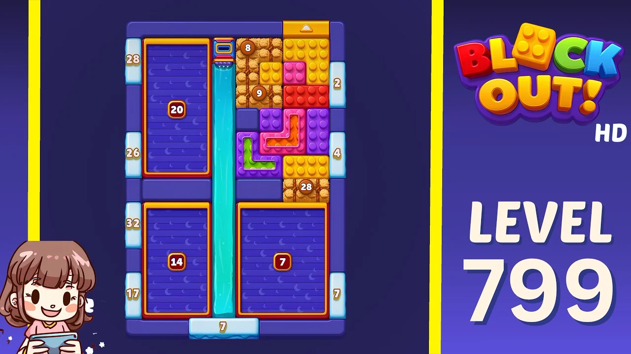 Block Out Level 799 gameplay