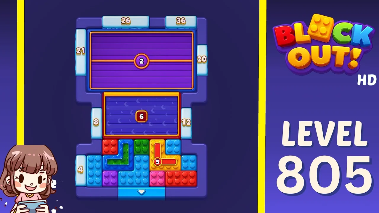 Block Out Level 805 gameplay