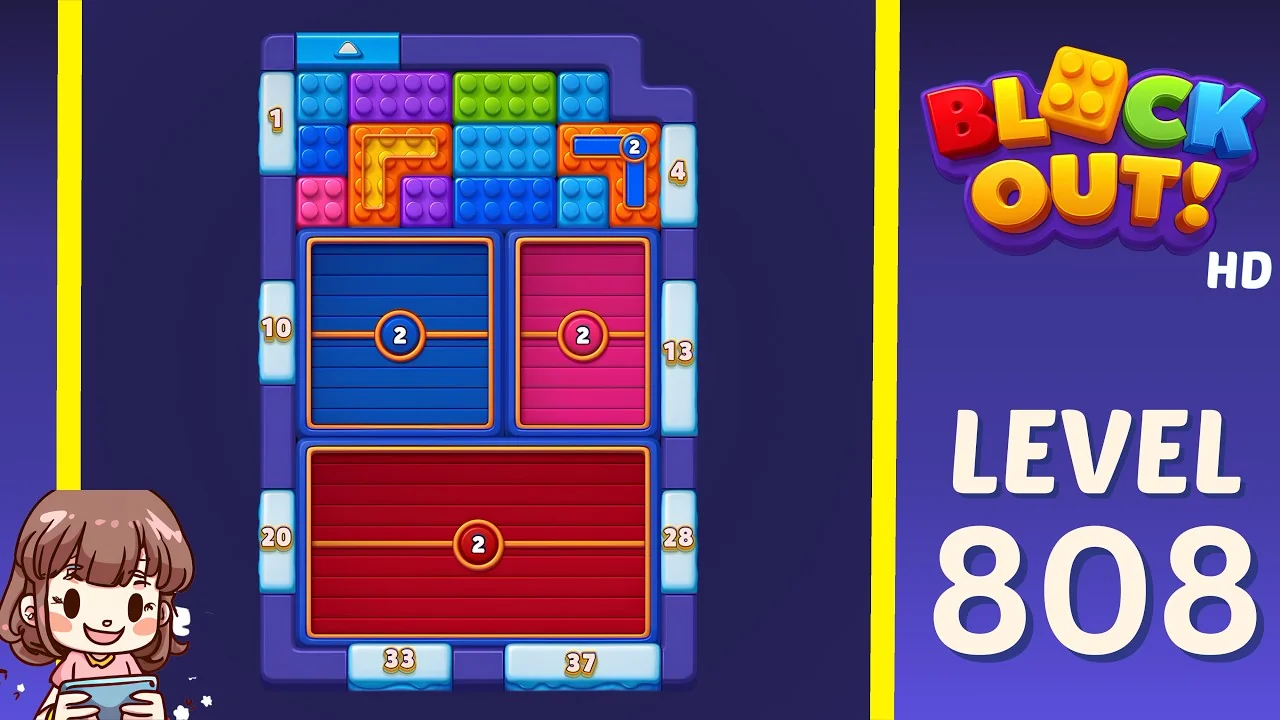 Block Out Level 808 gameplay