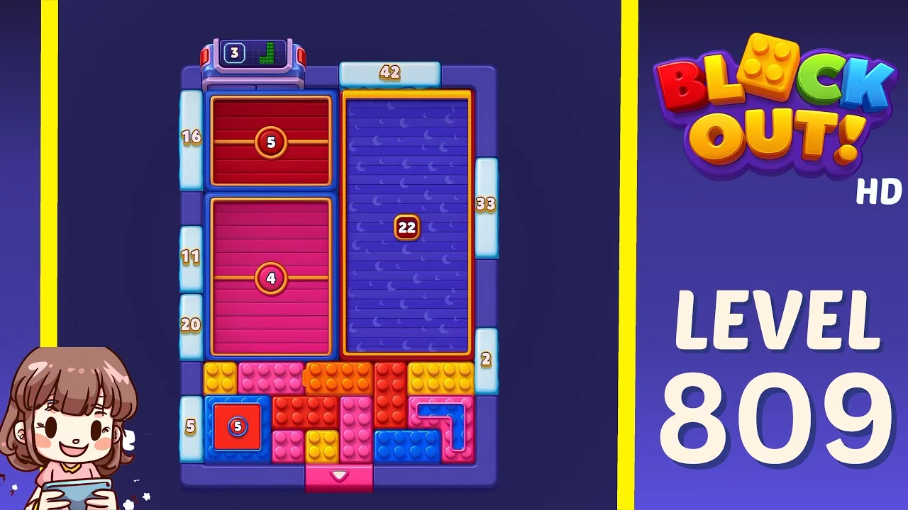 Block Out Level 809 gameplay