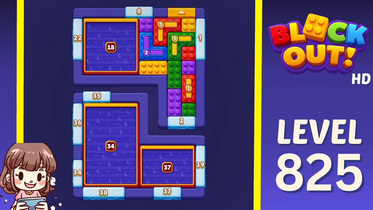 Block Out Level 825 gameplay