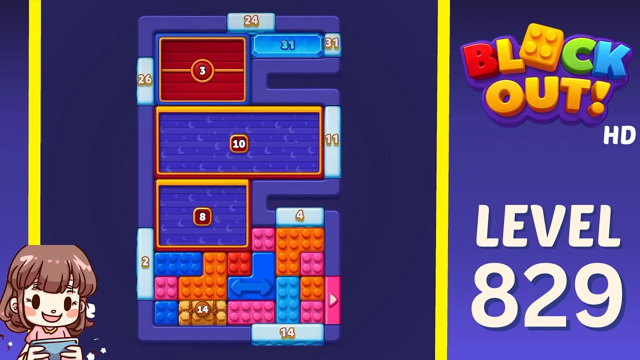 Block Out Level 829 gameplay