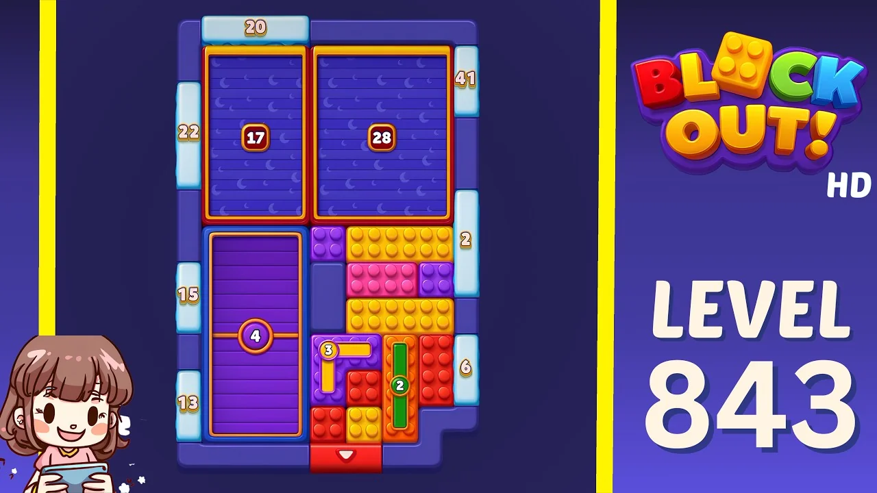 Block Out Level 843 gameplay