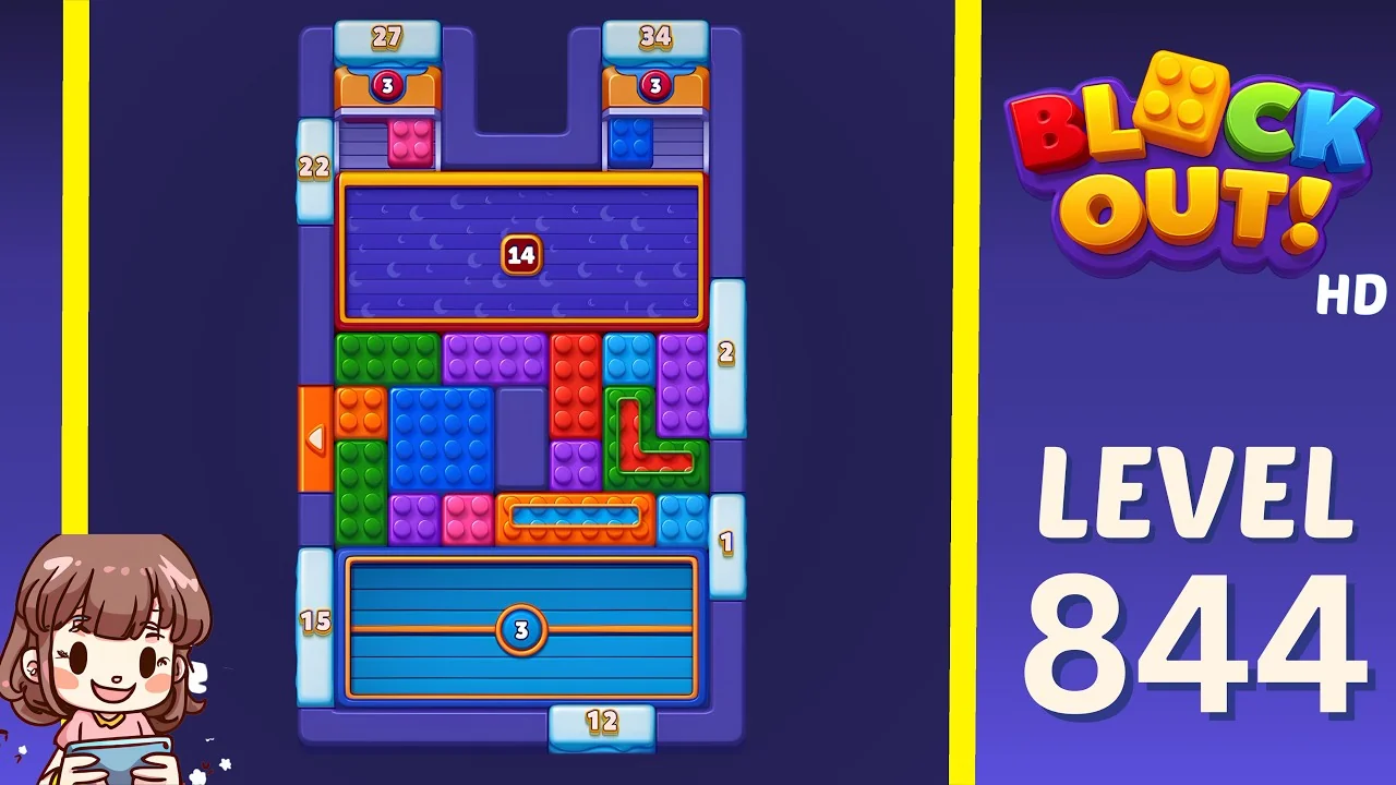 Block Out Level 844 gameplay