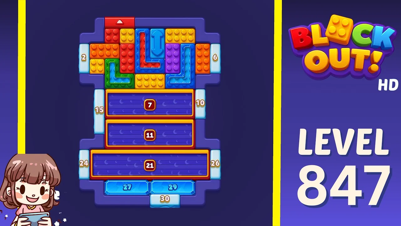 Block Out Level 847 gameplay