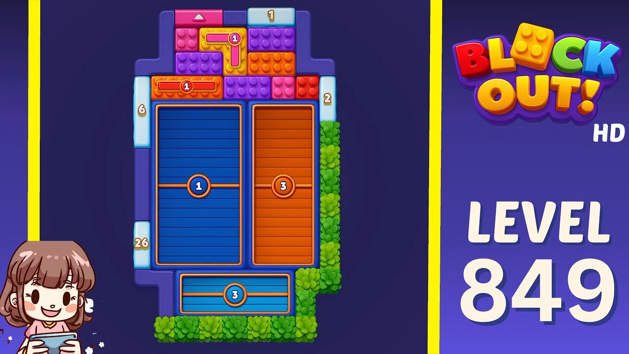 Block Out Level 849 gameplay