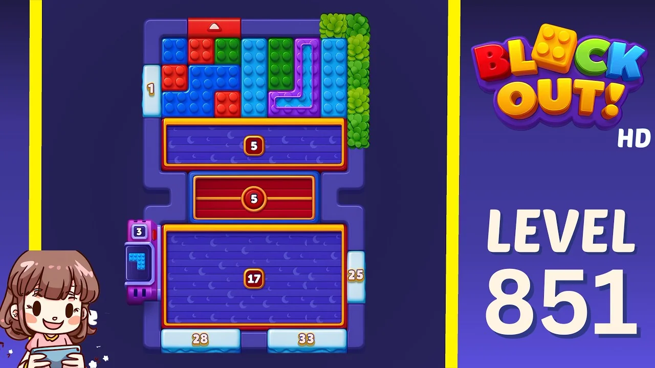 Block Out Level 851 gameplay screenshot