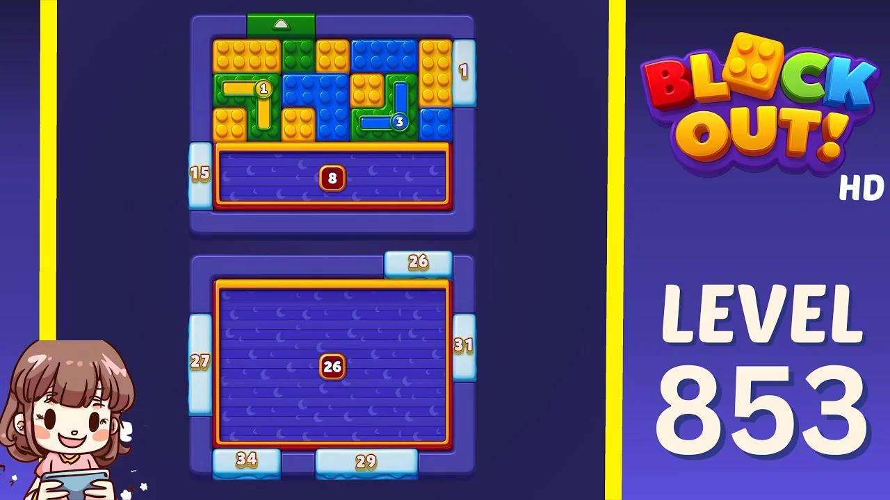 Block Out Level 853 gameplay screenshot