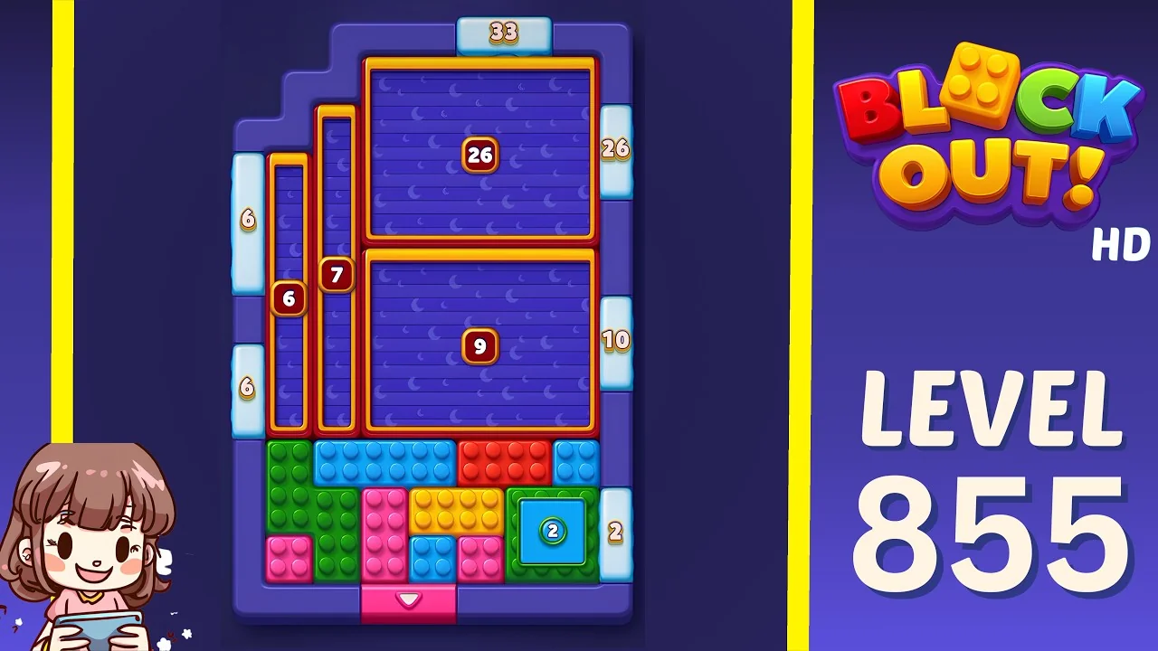 Block Out Level 855 gameplay screenshot