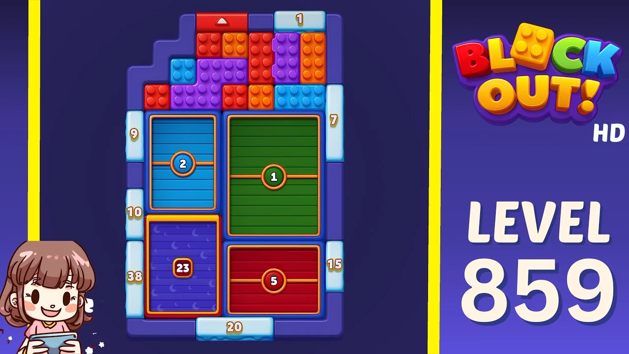 Block Out Level 859 board preview