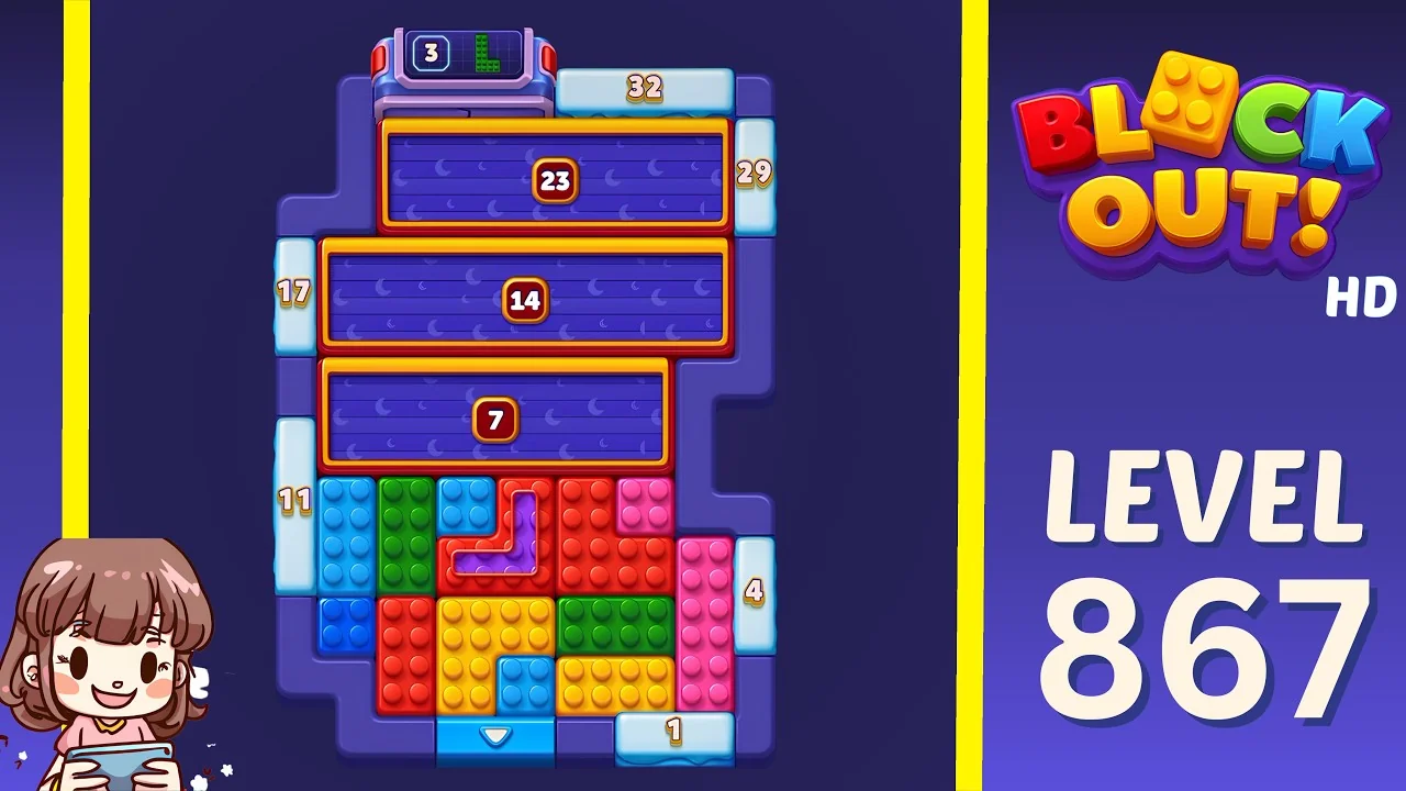 Block Out Level 867 gameplay screenshot
