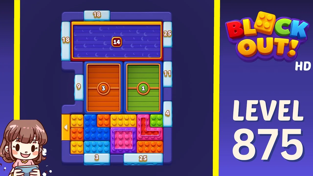 Block Out Level 875 gameplay screenshot