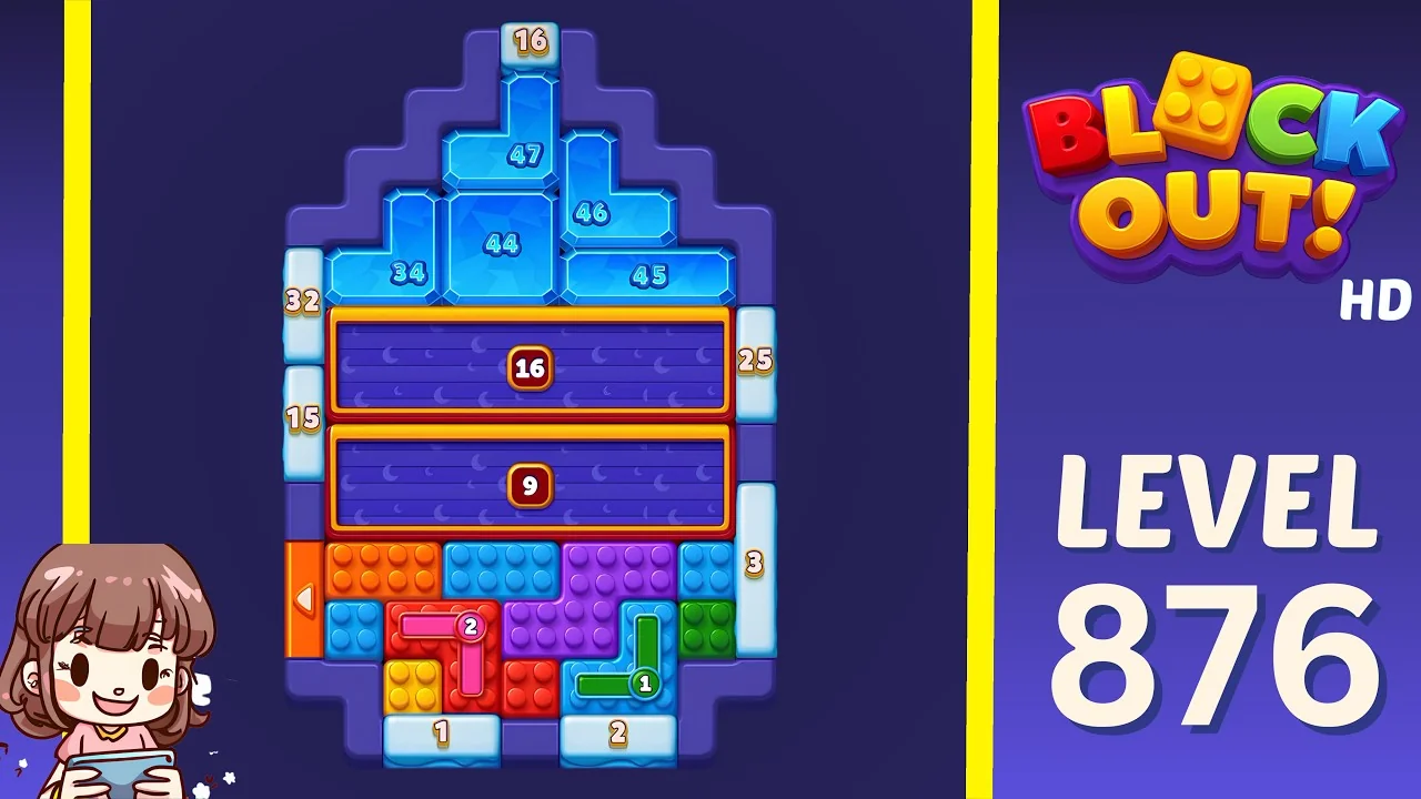 Block Out Level 876 gameplay screenshot