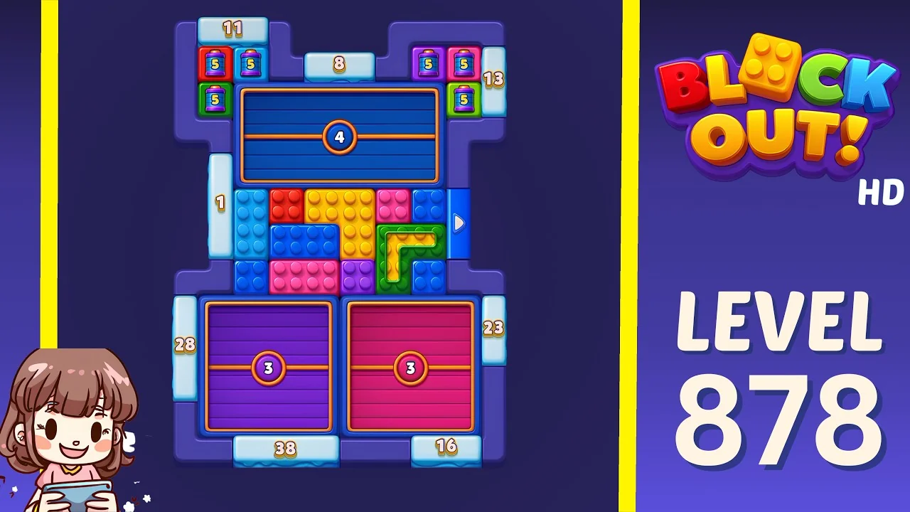 Block Out Level 878 gameplay screenshot