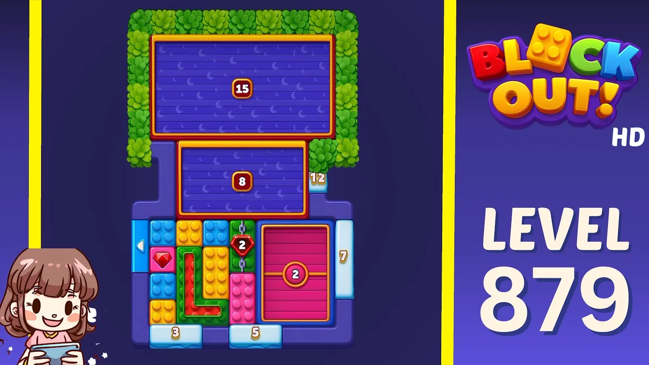 Block Out Level 879 gameplay screenshot