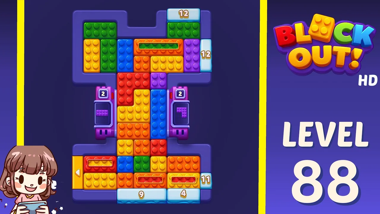 Block Out Level 88 gameplay