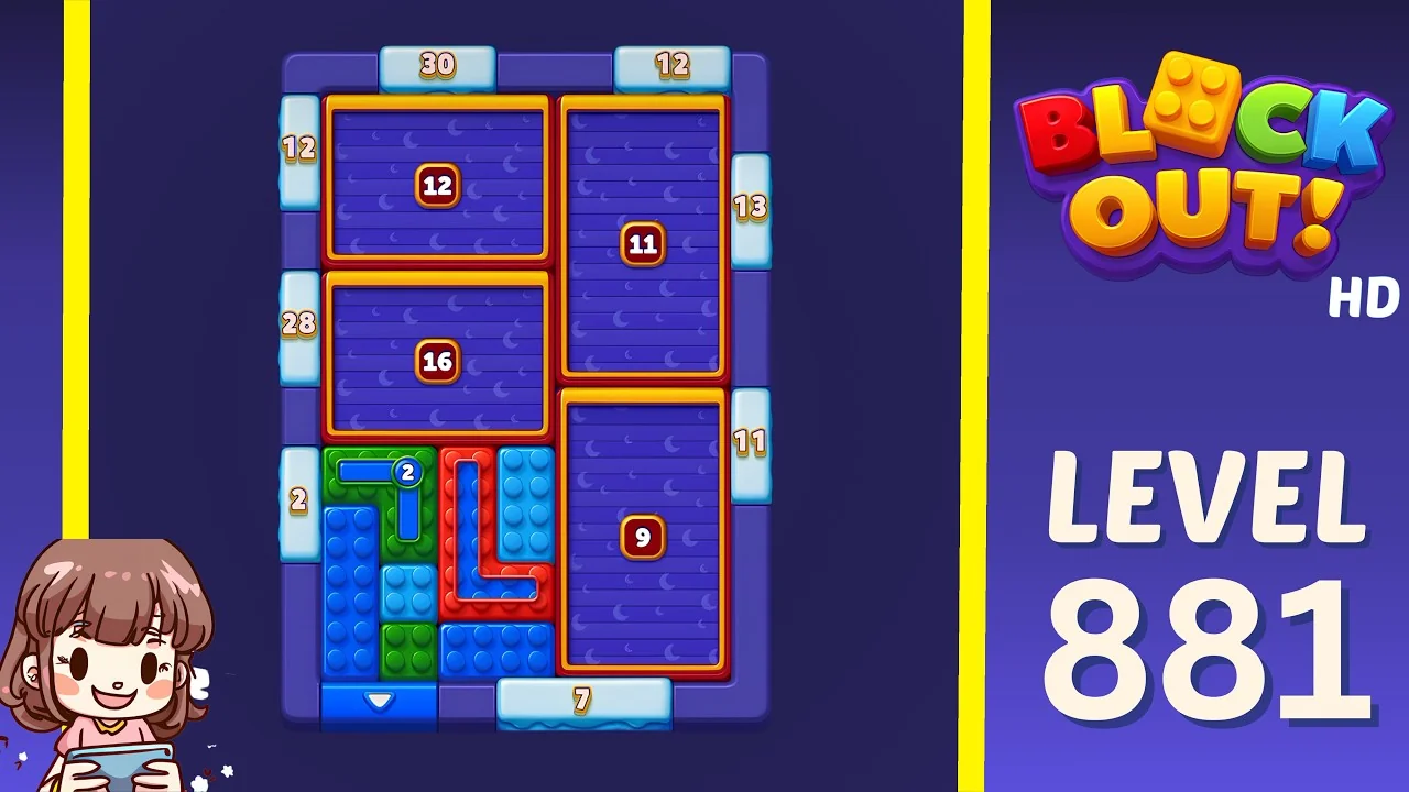 Block Out Level 881 gameplay screenshot
