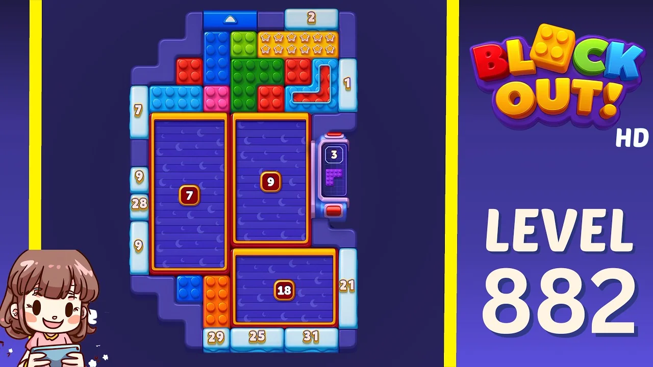 Block Out Level 882 gameplay screenshot