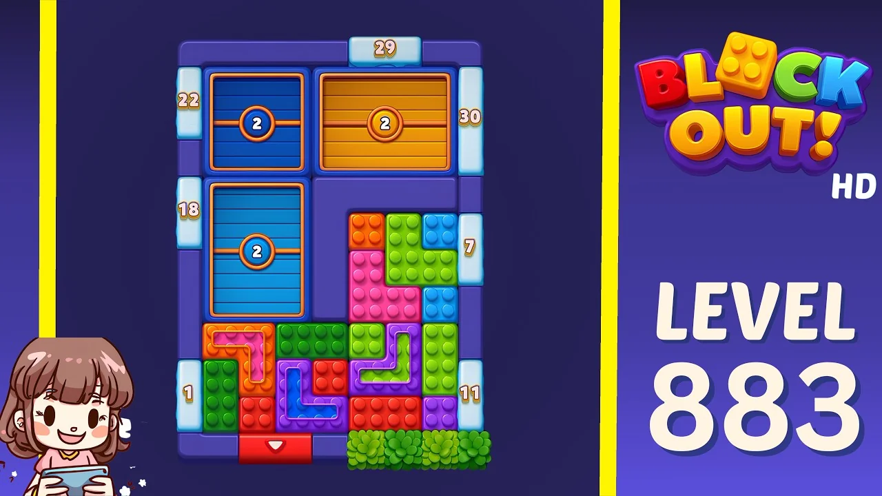 Block Out Level 883 gameplay screenshot