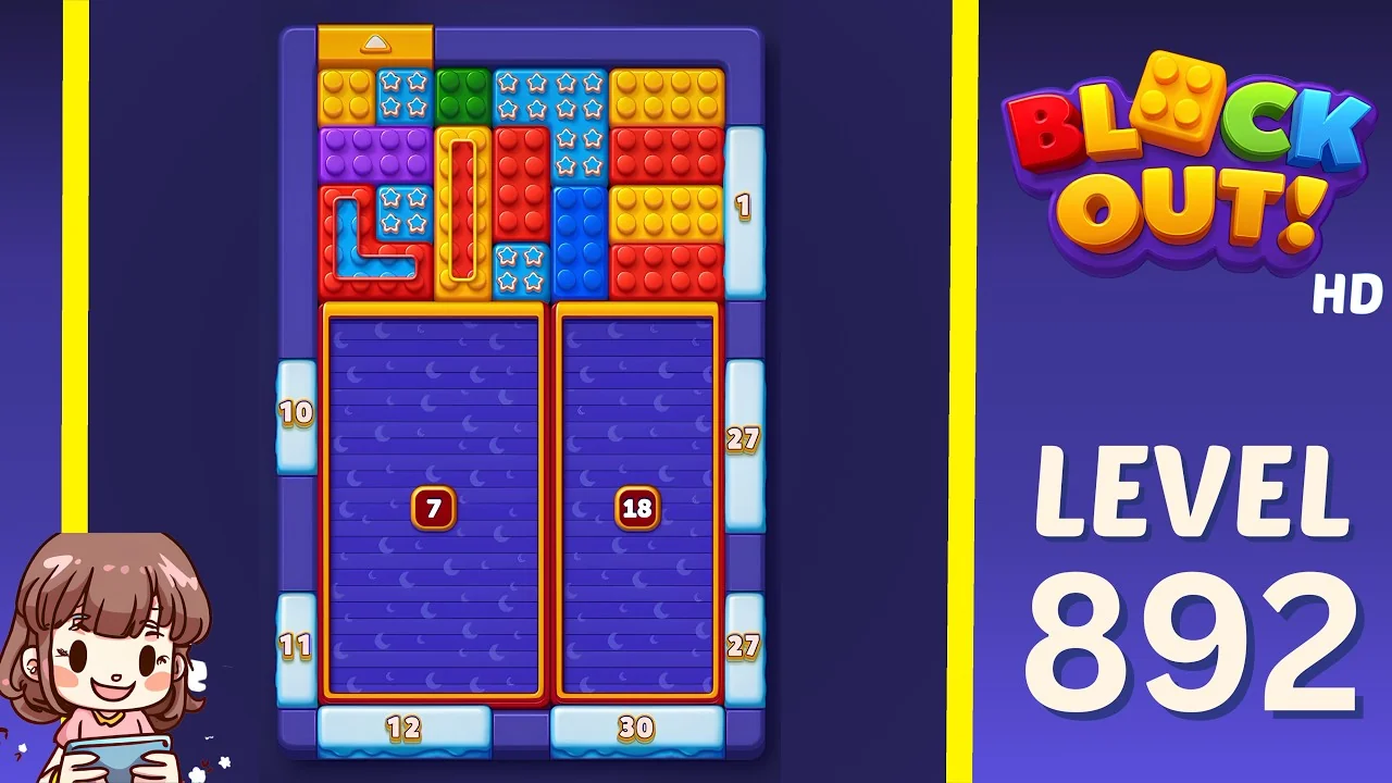Block Out Level 892 board preview