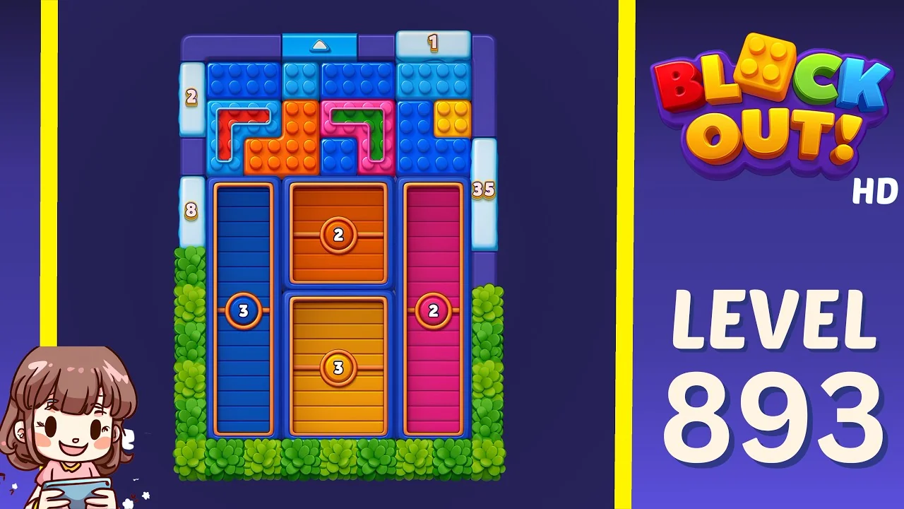 Block Out Level 893 board preview