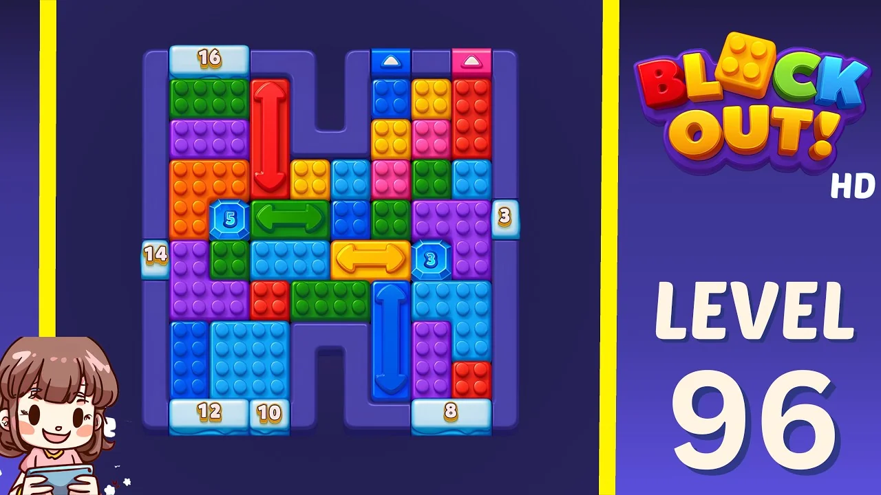 Block Out Level 96 gameplay