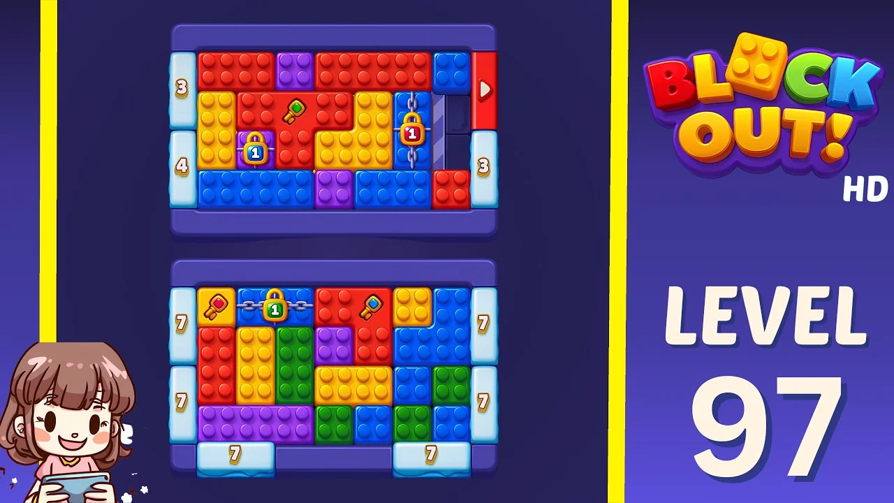 Block Out Level 97 gameplay