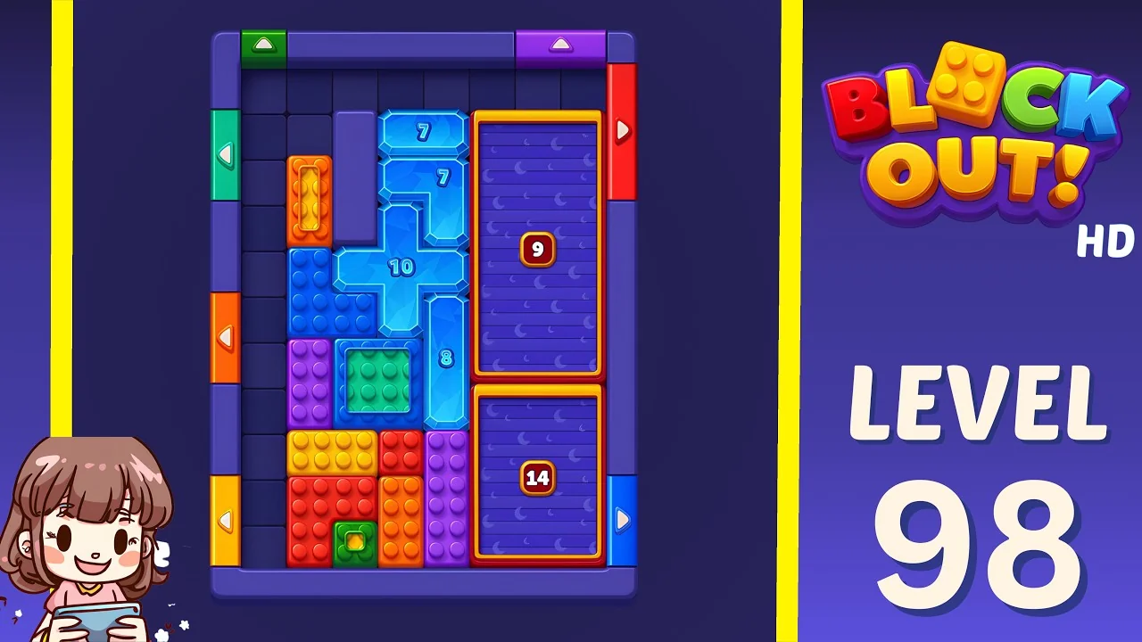 Block Out Level 98 gameplay