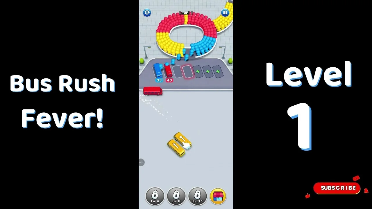 Bus Traffic Fever Level 1 board