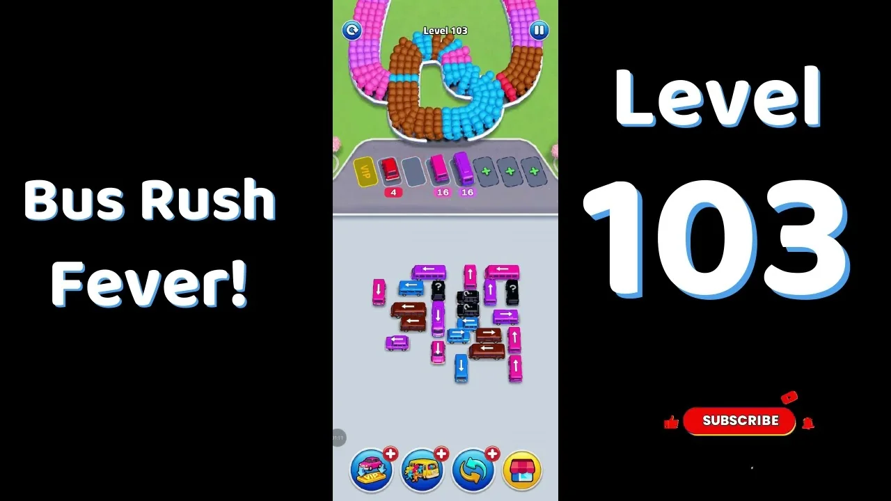 Bus Traffic Fever Level 103 board