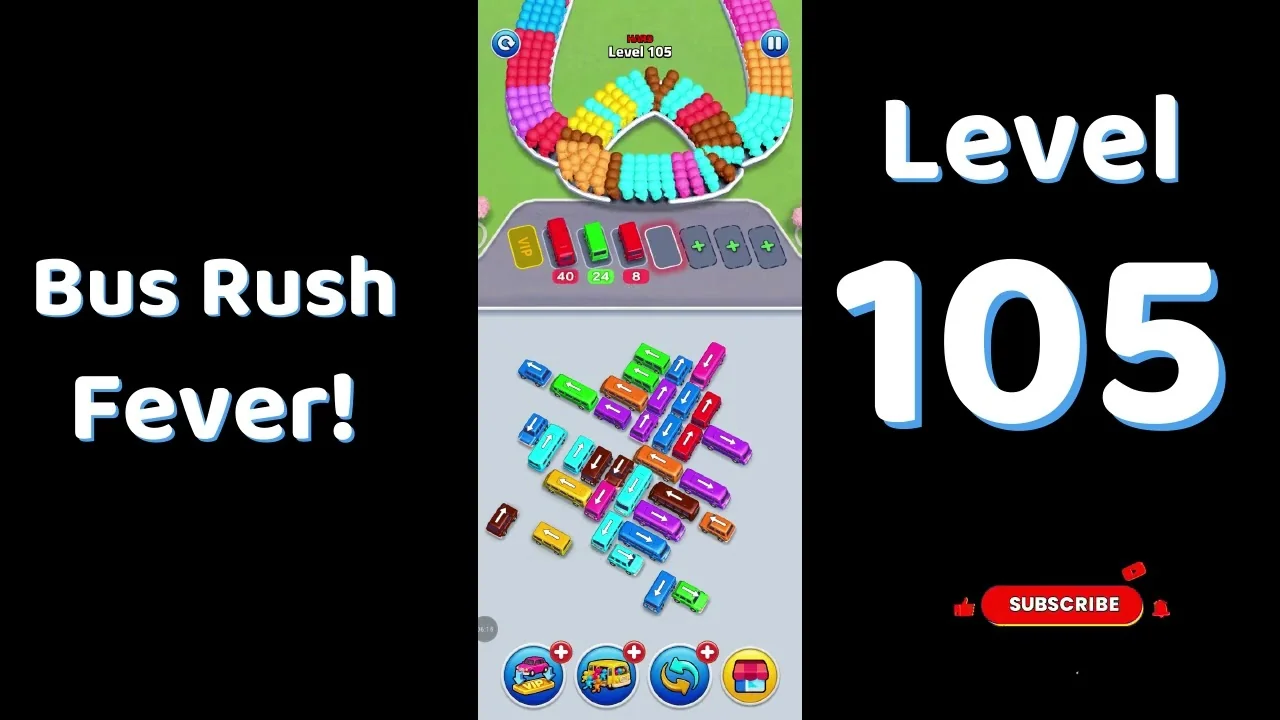 Bus Traffic Fever Level 105 board