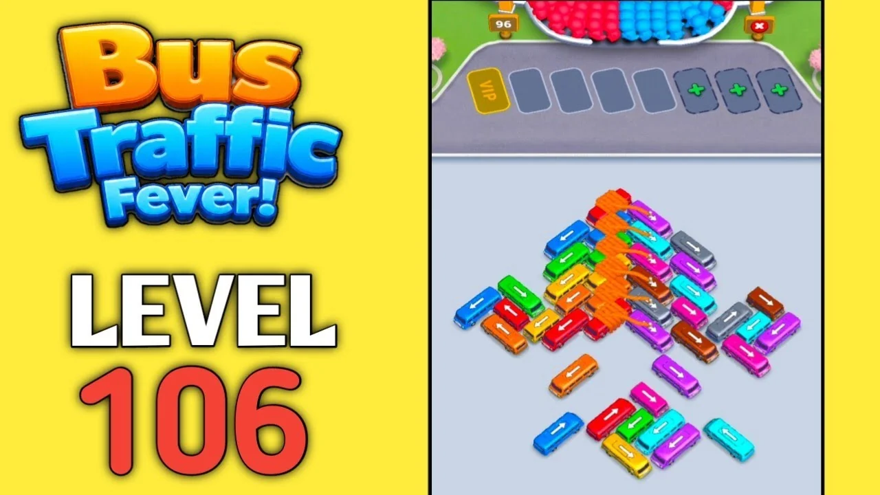 Bus Traffic Fever Level 106 board