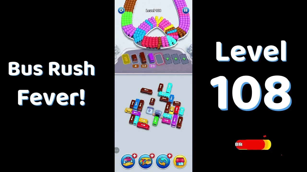 Bus Traffic Fever Level 108 board
