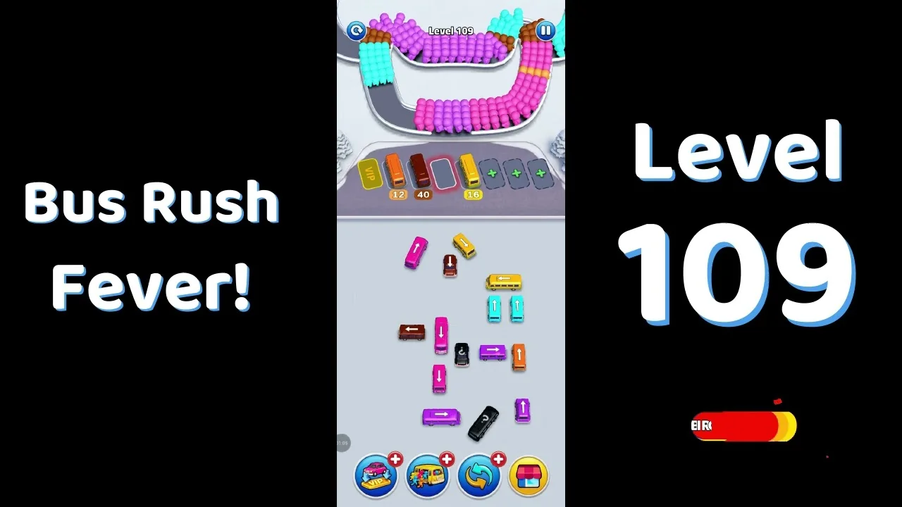 Bus Traffic Fever Level 109 board