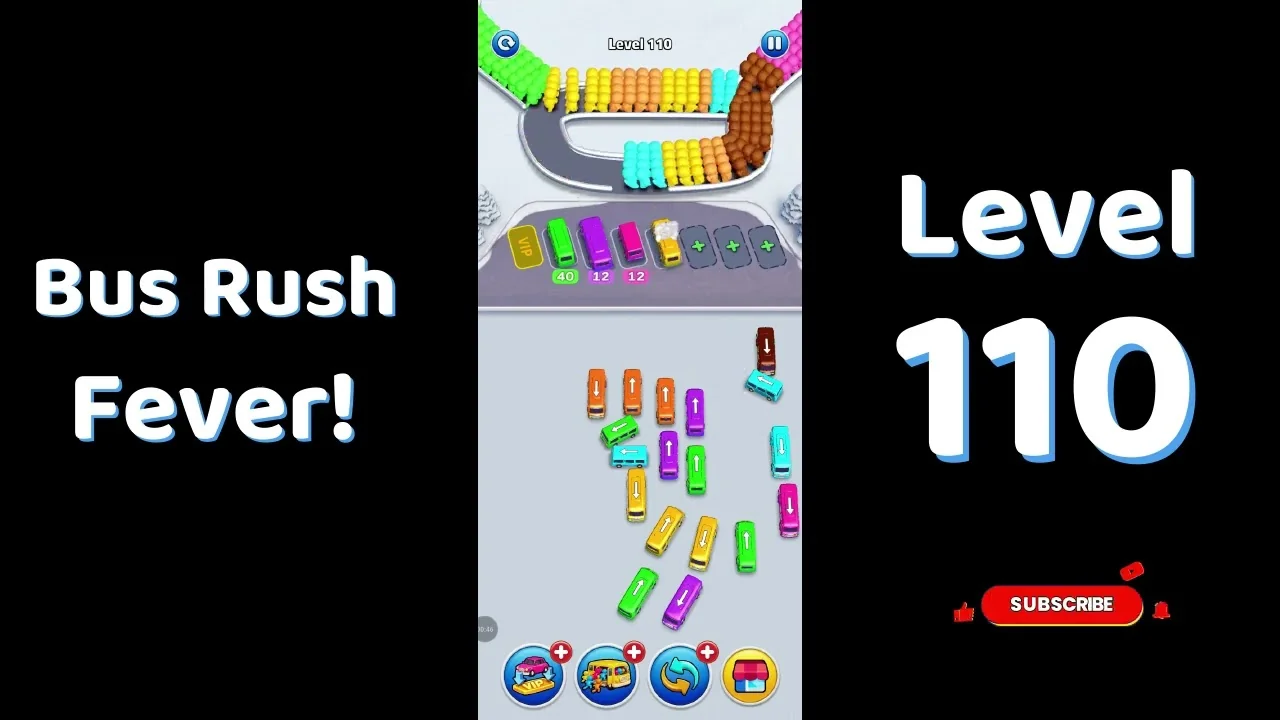 Bus Traffic Fever Level 110 board