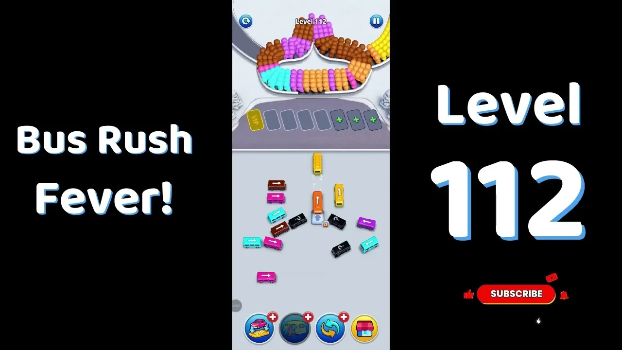Bus Traffic Fever Level 112 board