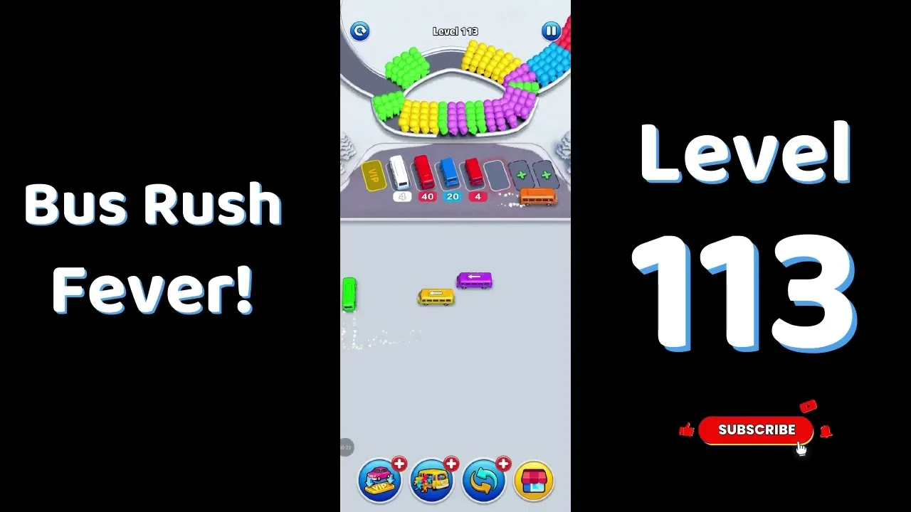 Bus Traffic Fever Level 113 board