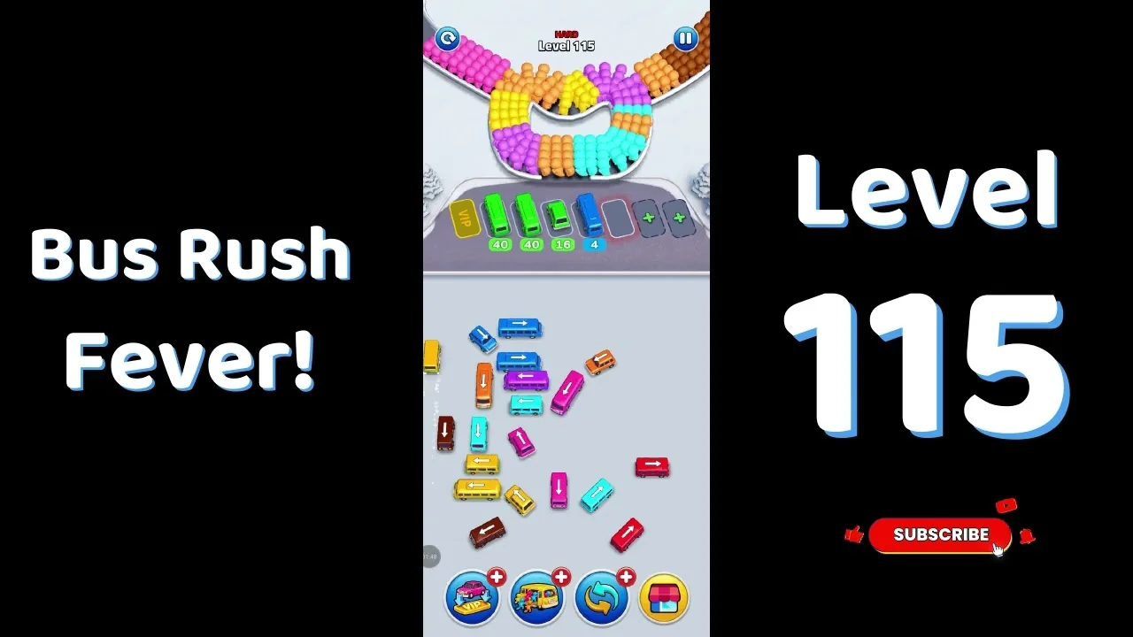 Bus Traffic Fever Level 115 board