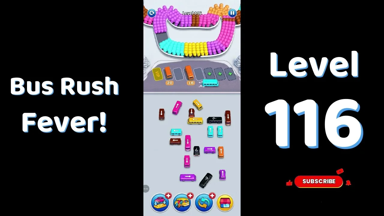 Bus Traffic Fever Level 116 board