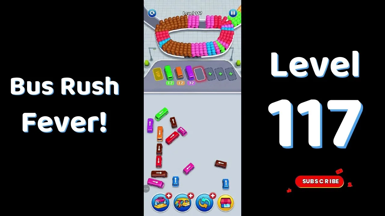 Bus Traffic Fever Level 117 board