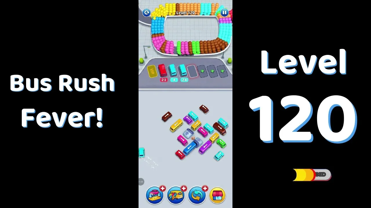 Bus Traffic Fever Level 120 board