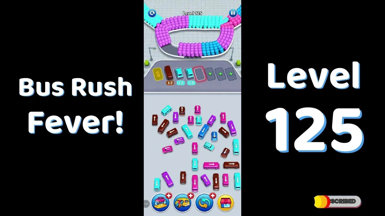 Bus Traffic Fever Level 125 board