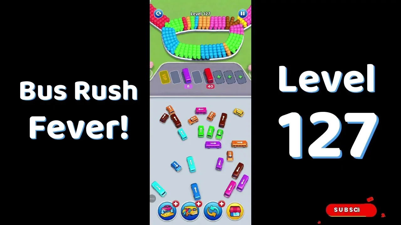 Bus Traffic Fever Level 127 board