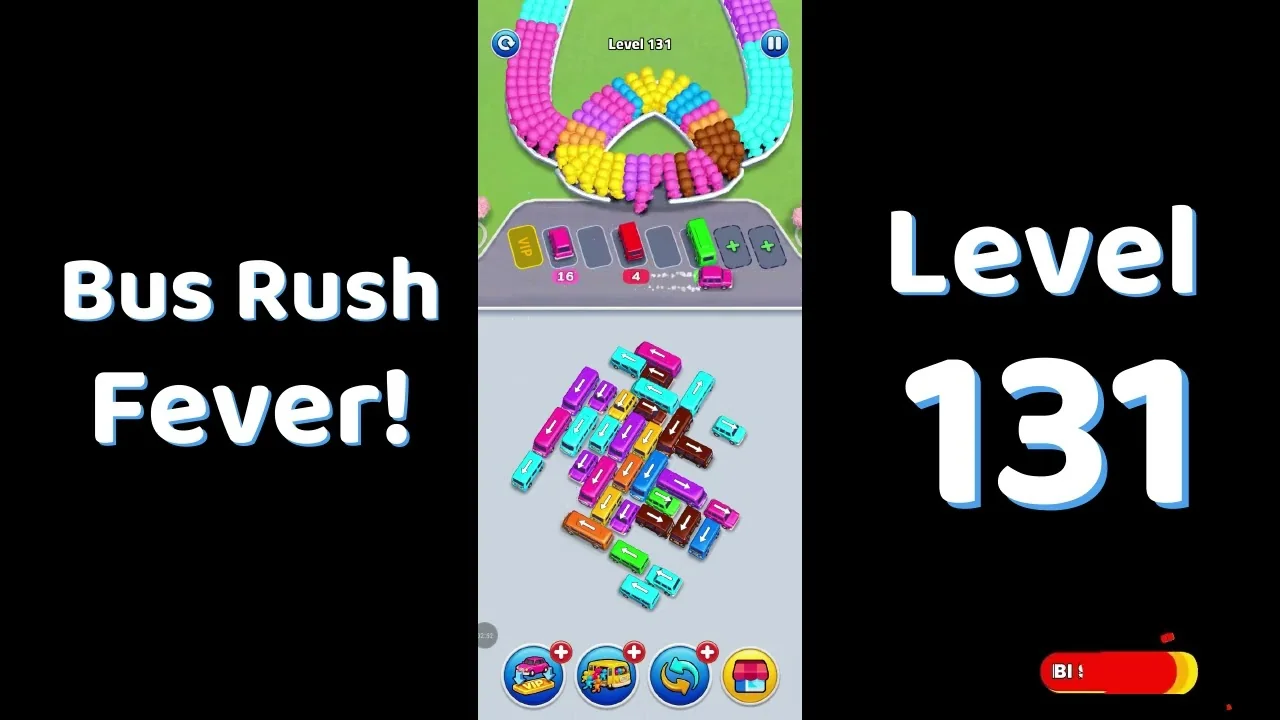 Bus Traffic Fever Level 131 board