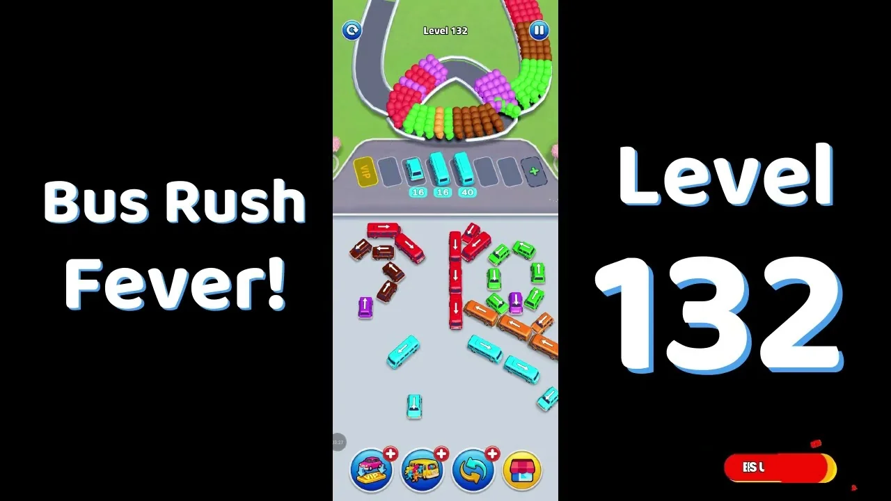Bus Traffic Fever Level 132 board