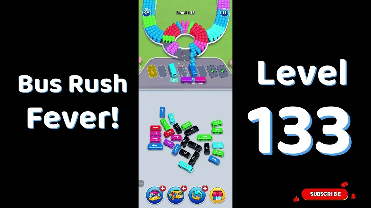 Bus Traffic Fever Level 133 board